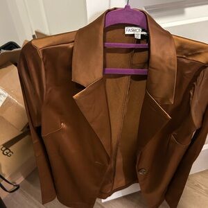 Fashion Nova Women's Brown Jacket